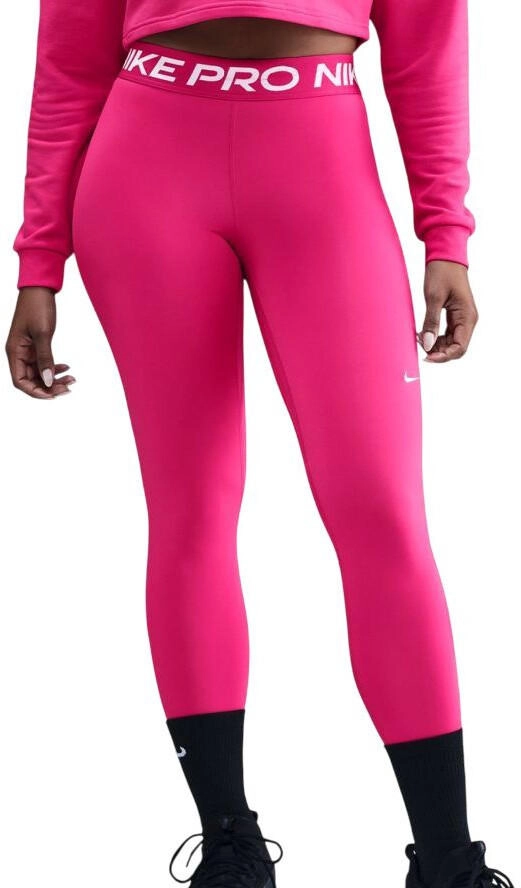Nike Pro Leggings und Mesh-Einsatz Damen pink (CZ9779-666) Black