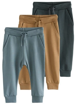 Next Super Skinny Joggers, 3er-Pack (NXTouu4001000009) blau/hellbraun/anthrazitgrau