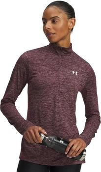 Under Armour Damen UA Tech Twist &frac12; Zip (1384225) dark maroon/white