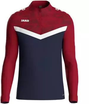 JAKO Iconic Ziptop marineblau/rot