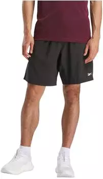 Reebok Sportshorts Regular Fit (RBOay56002000002) schwarz/weiß