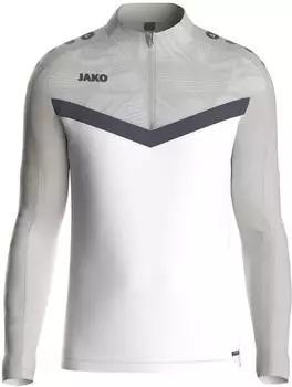 JAKO Iconic Ziptop (8624) weiß/soft grey/anthra light