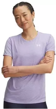 Under Armour Women's UA Tech Twist Short Sleeve (1384230) transparent/white