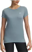 UNDER ARMOUR HeatGear Armour kurzarm Trainingsshirt Damen 323 - serpentine/white L
