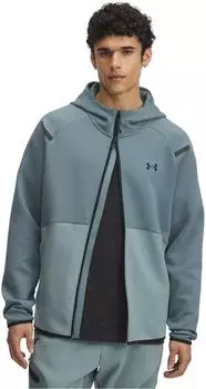 Under Armour Unstoppable Fleece Zip-Hoodie (1389352) jasper blue/serpentine/black