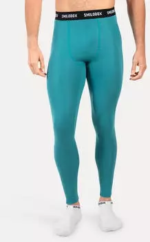 Smilodox Xion Kompressionshose Slim Fit petrol