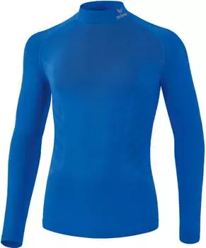 Erima Athletic Funktionsunterwäsche Langarmshirt mit Kragen (nahtlos) (2252113) royalblau/blau