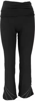 Guru-Shop Yogahose mit Overlock und breitem Bund schwarz