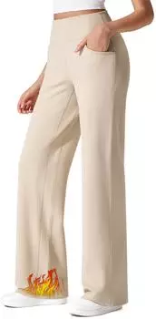 G4Free Straight Leg Yoga Pants gefüttert mit hoher Taille (G4Free-StraightLegYogaPants)
