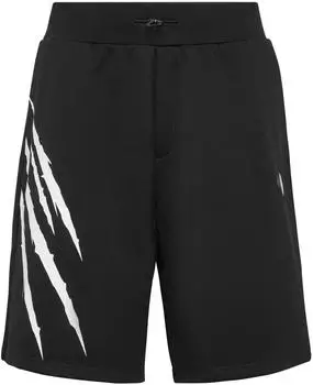 Plein Sport Scratch Shorts (PPL28335) 02/schwarz