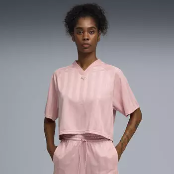 Puma League Relaxed Trainingsshirt Damen Rosa Pink (528483_26)