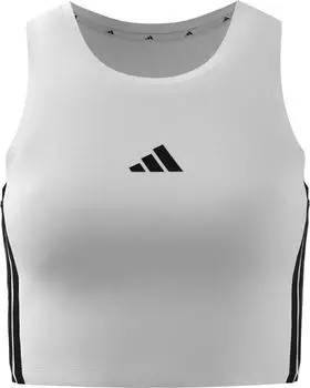 Adidas ESSENTIALS 3-STREIFEN GEPOLSTERTES TANKTOP White (JZ6876)