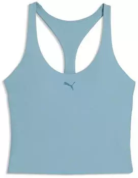 Puma SHAPELUXE Racerback Tight Tanktop Damen Kleidung Blau Blue (528466_46)