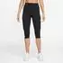 Nike One Capri-Leggings mit hohem Bund für Damen Schwarz (EU - ) IO1281-010