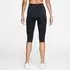 Nike One Capri-Leggings mit hohem Bund für Damen Schwarz (EU - ) IO1281-010