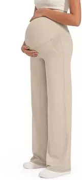 G4Free Umstandshose Hohe Taille Yogahose (GF24J289EA-S) khaki