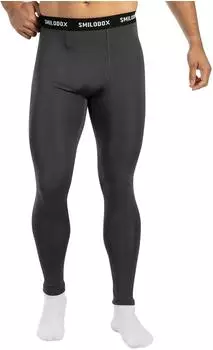 Smilodox Zeyn Kompressionshose Skinny Fit anthrazit