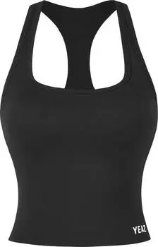 YEAZ CRUSH Yoga Top schwarz