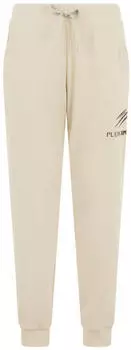 Plein Sport Ribbed Joggers Scratch beige/weiß