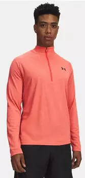 Under Armour Tech Textured 1/2 Zip (1382797) venom red/black