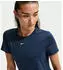 Nike One Classic Dri-FIT Kurzarm-Oberteil für Damen (FN2798) midnight navy/white