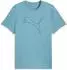 Puma Tad Essential Heather Large Cat Trainingsshirt (525907) baltic sea blue heather