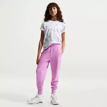 Nike M&auml;dchen Club Fleece Pants (FD2921-503) lt magenta/wei&szlig;