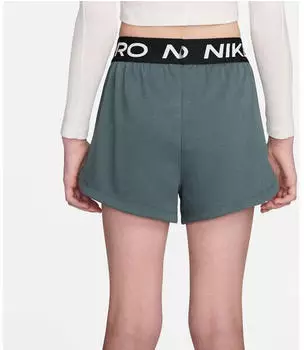 Nike Pro Shorts Girls (HQ9313) mineral slate/schwarz