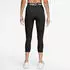 Nike Pro Leggings mit mittelhohem Bund und Mesh-Einsatz Damen (CZ9779) schwarz/weiß