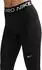 Nike Pro Leggings mit mittelhohem Bund und Mesh-Einsatz Damen (CZ9779) schwarz/weiß