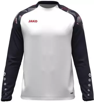 JAKO Zip-Top Performance Herren (8626) wei&szlig;/marine/rot