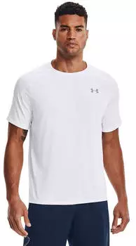 Under Armour Herren T-Shirt UA Tech kurzärmlig (1326413) grau/weiß