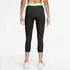 Nike Pro Leggings mit mittelhohem Bund und Mesh-Einsatz Damen (CZ9779) hellgrün/schwarz/weiß