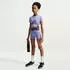 Nike Pro Shorts Mädchen (DA1033) light thistle/weiß