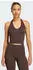 Adidas Workout Essentials Knit Halterneck Tank Top (JZ0123) aurora coffee