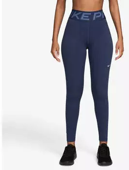 Nike Pro Sculpt Leggings in voller L&auml;nge mit hohem Bund (FV7382) midnight navy/wei&szlig;