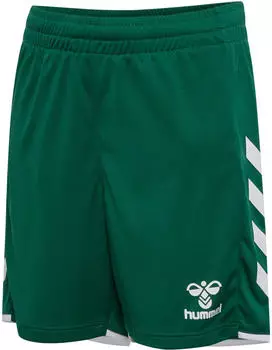Hummel HMLCore Kurze Hose mit verstellbarem Bund Kinder (230830-6131) evergreen/white