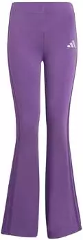 Adidas Essentials Small Logo Flared Leggings (KB7044) active purple/silver met.