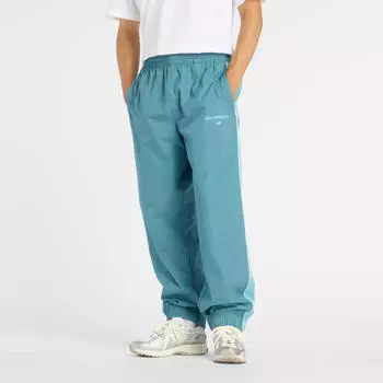 New Balance Linear Graphic Fleece Pant Trainingshose (MB61X76D) azur/hellblau/weiß