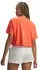 Under Armour Wordmark Crop Tee venom red/white