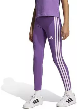 Adidas 3-Stripes Leggings M&auml;dchen (KC6106) active purple/ice lavender