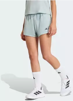 Adidas Pacer Essentials Sports Shorts Loose Fit (KD9846) wonder sage/wei&szlig;