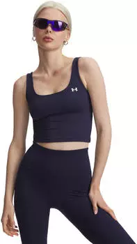 Under Armour Damen Shirt Motion Tank EMEA 6007656-410 Midnight Navy/White