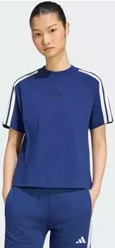 Adidas Kit 3-Streifen T-Shirt dark blue/off white