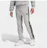 Adidas Essentials 3-Stripes Single Jersey Sporthose (JE6428) medium grey heather/schwarz