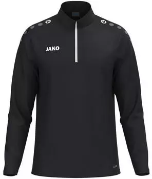 JAKO Ziptop One Langarmshirt (8600) schwarz