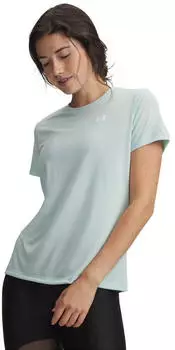 Under Armour Tech Solid Short Sleeve Performance Gym Top (1384231) refresh mint/white