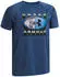 Under Armour Tech Graphic T-Shirt (6009615) wham blue/lumos lime