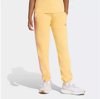 Adidas Essentials 3-Stripes French Terry Cuffed Sporthose Regular Fit (KC5217) semi ice tangerine/st tropic bloom
