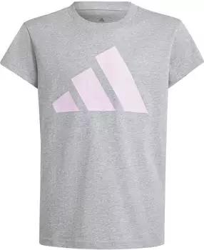 Adidas Bold Tee 160 T-Shirt (JC9626) medium grey heather/clear pink